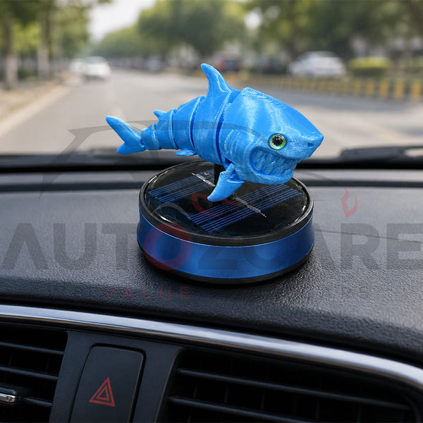 AquaShark Solar Car Freshener – Premium Rotating Shark Dashboard Air Freshener with Solar-Powered Motion & Long-Lasting Fragrance