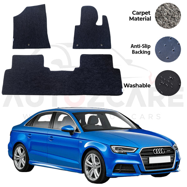 Audi A3 Genuine Fitting Carpet Floor Mat 3PCS - Model 2012-2018