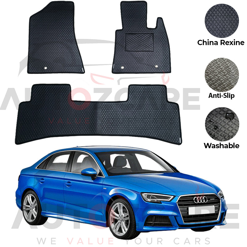 Audi A3 China Rexine Floor Mat 4PCS - Model 2012-2020