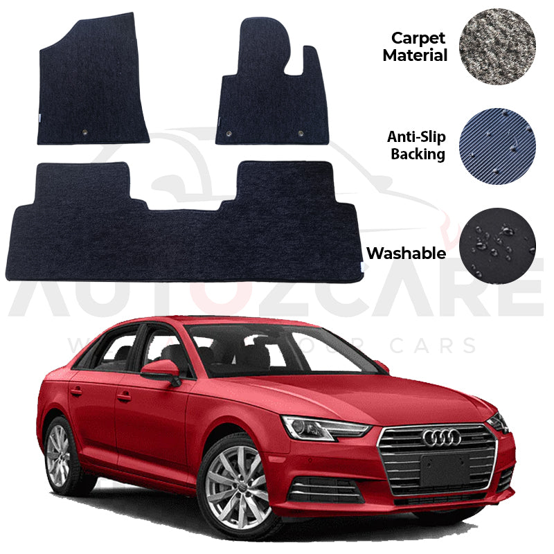 Audi A4 Genuine Fitting Carpet Floor Mat 3PCS - Model 2016-2018