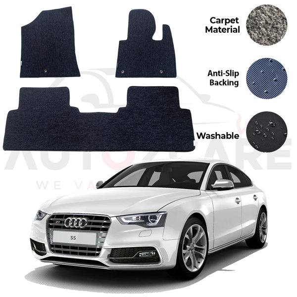 Audi A5 Genuine Fitting Carpet Floor Mat 3PCS - Model 2016-2018