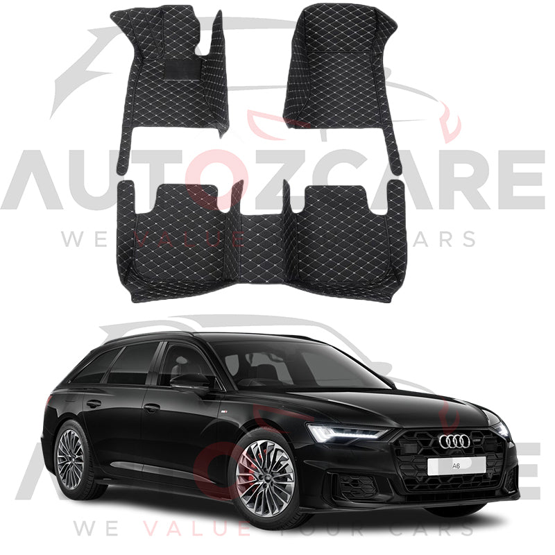 Audi A6 7D Floor Mat (Tray Style) 4PCS - Model 2019-2024