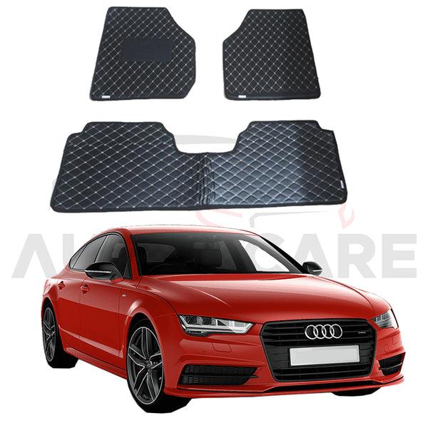 Audi A7 7D Floor Mat ( Flat Style ) 3PCS - Model 2010-2018 - AutozCare Pakistan