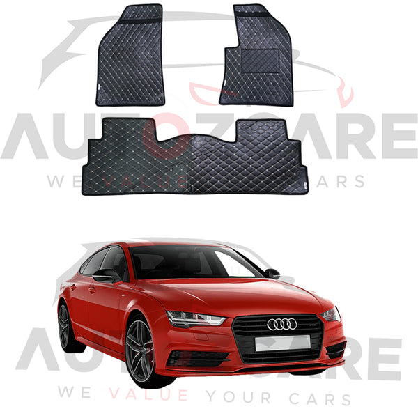 Audi A7 7D Floor Mat ( Flat Style ) 3PCS - Model 2010-2018