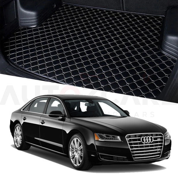 Audi A8 7D Custom Car Trunk Mat - Model 2009-2017 - AutozCare Pakistan