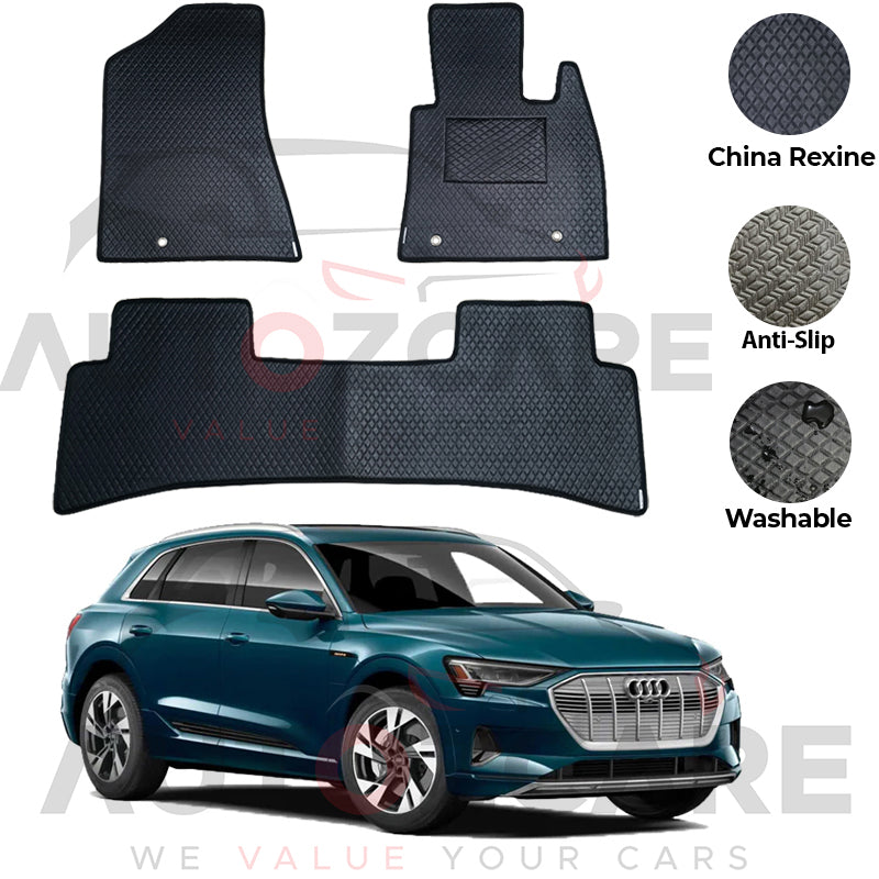 Audi E-Tron China Rexine Floor Mat 3PCS - Model 2020-2025