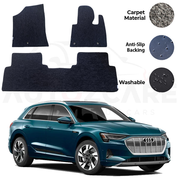 Audi E Tron Genuine Fitting Carpet Floor Mat 3PCS - Model 2021-2022