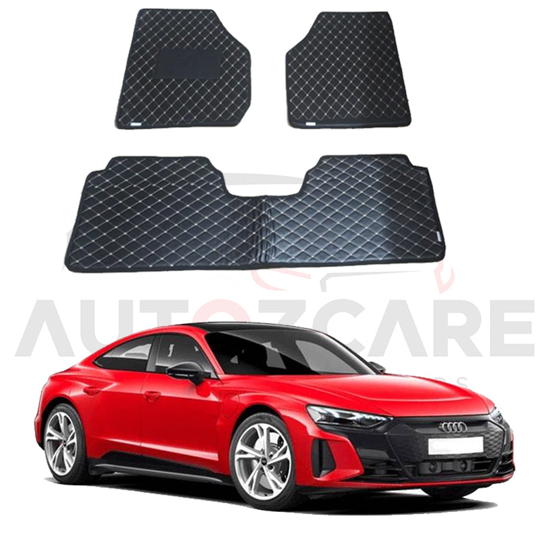Audi E Tron GT 7D Floor Mat ( Flat Style ) 3PCS - Model 2021-2022