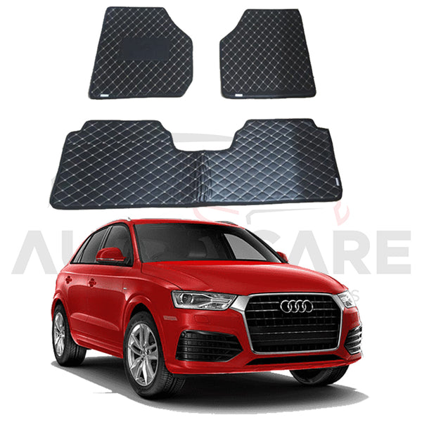 Audi Q3 7D Floor Mat ( Flat Style ) 3PCS - Model 2012-2018