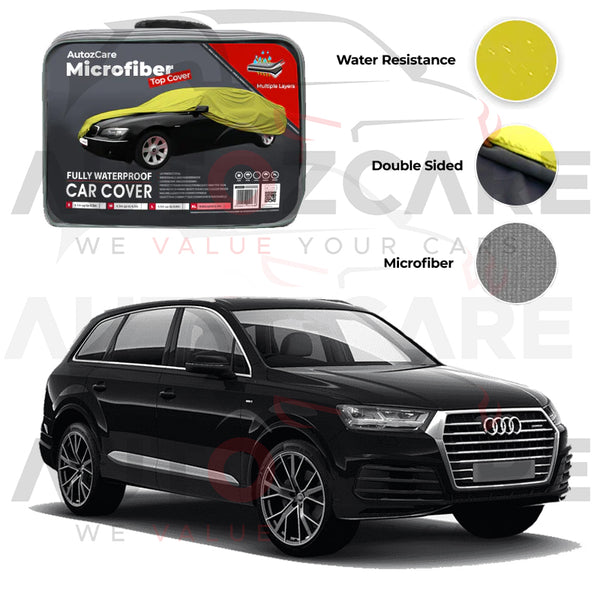 Audi Q7 Microfiber Car Top Cover - Model 2016-2018