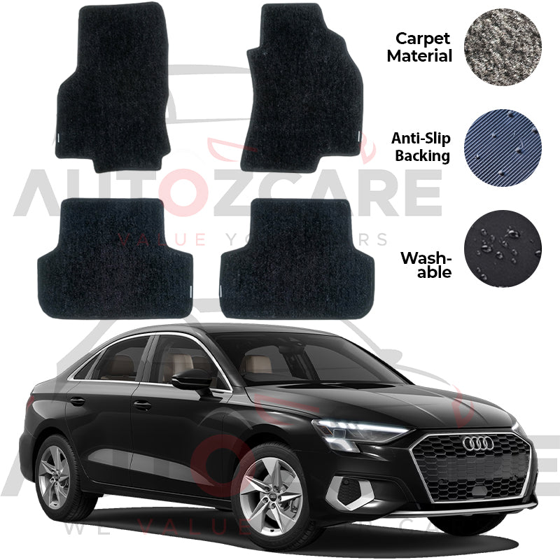 Audi A3 Genuine Fitting Carpet Floor Mat 4PCS - Model 2021-2025