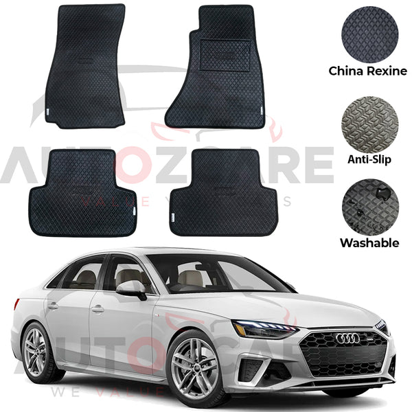 Audi A4 China Rexine Floor Mat 4PCS - Model 2017-2025