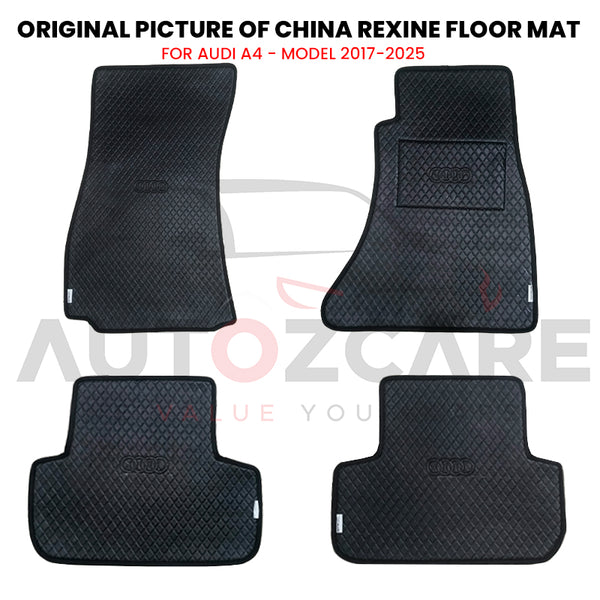 Audi A4 China Rexine Floor Mat 4PCS - Model 2017-2025