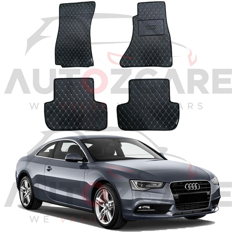 Audi A5 7D Floor Mat (Flat Style) 4PCS - Model 2007-2016
