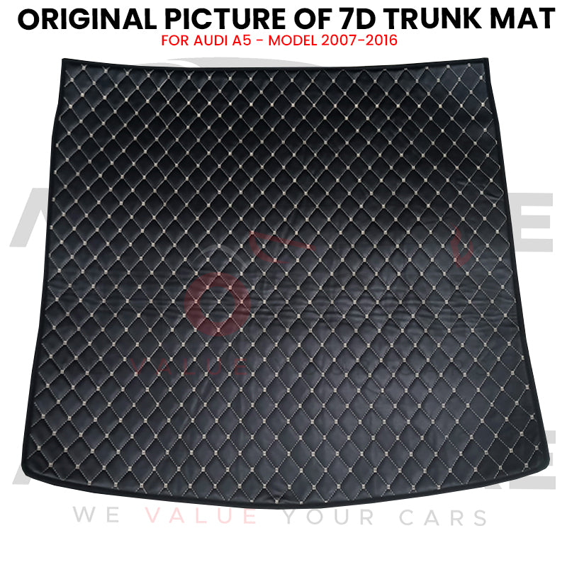 Audi A5 7D Custom Car Trunk Mat - Model 2007-2016