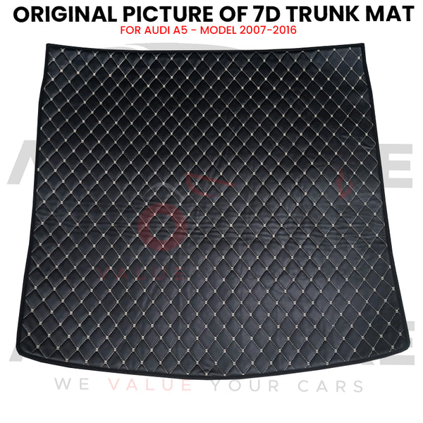 Audi A5 7D Custom Car Trunk Mat - Model 2007-2016