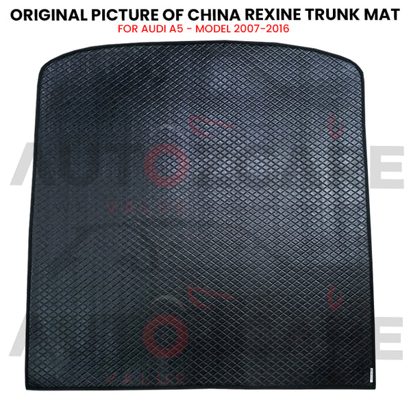 Audi A5 China Rexine Custom-Size Trunk Mat - Model 2007-2016