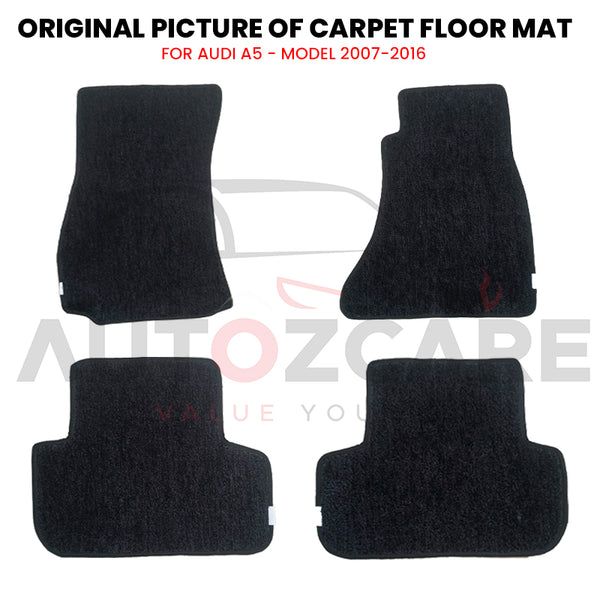 Audi A5 Genuine Fitting Carpet Floor Mat 4PCS - Model 2007-2016
