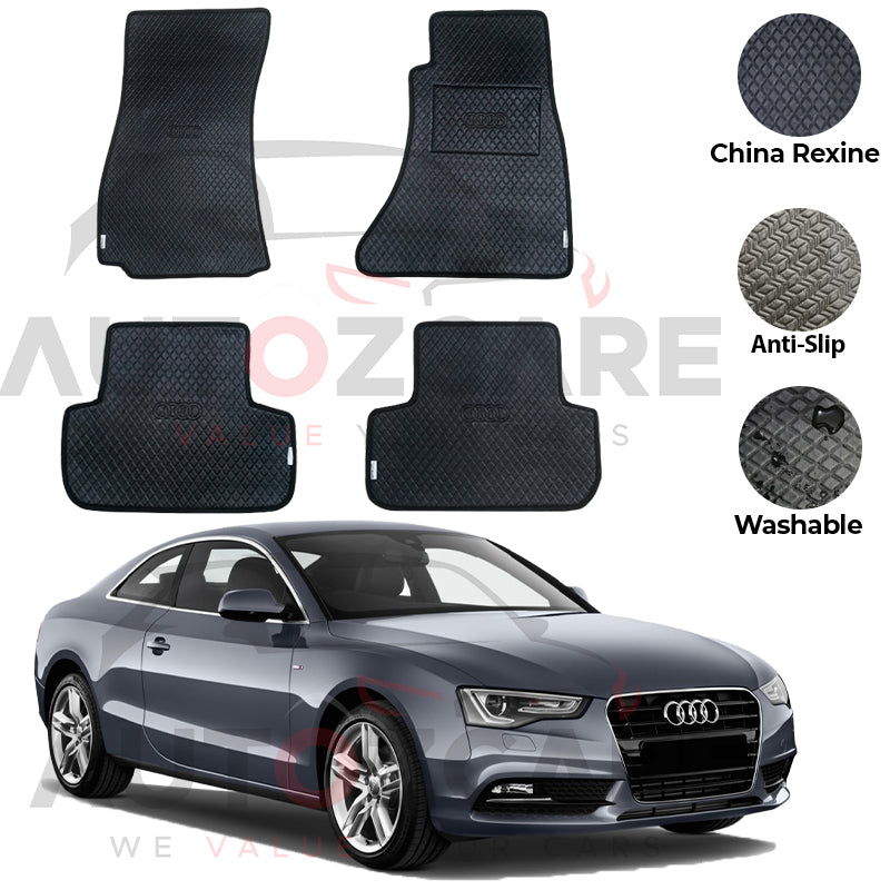 Audi A5 China Rexine Floor Mat 4PCS - Model 2007-2016