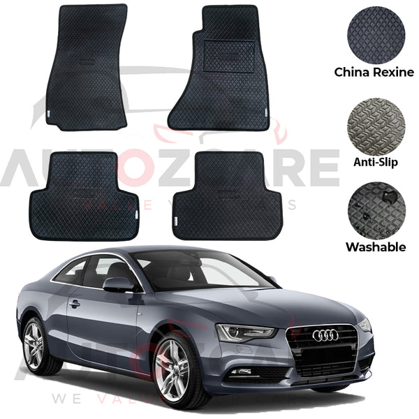 Audi A5 China Rexine Floor Mat 4PCS - Model 2007-2016