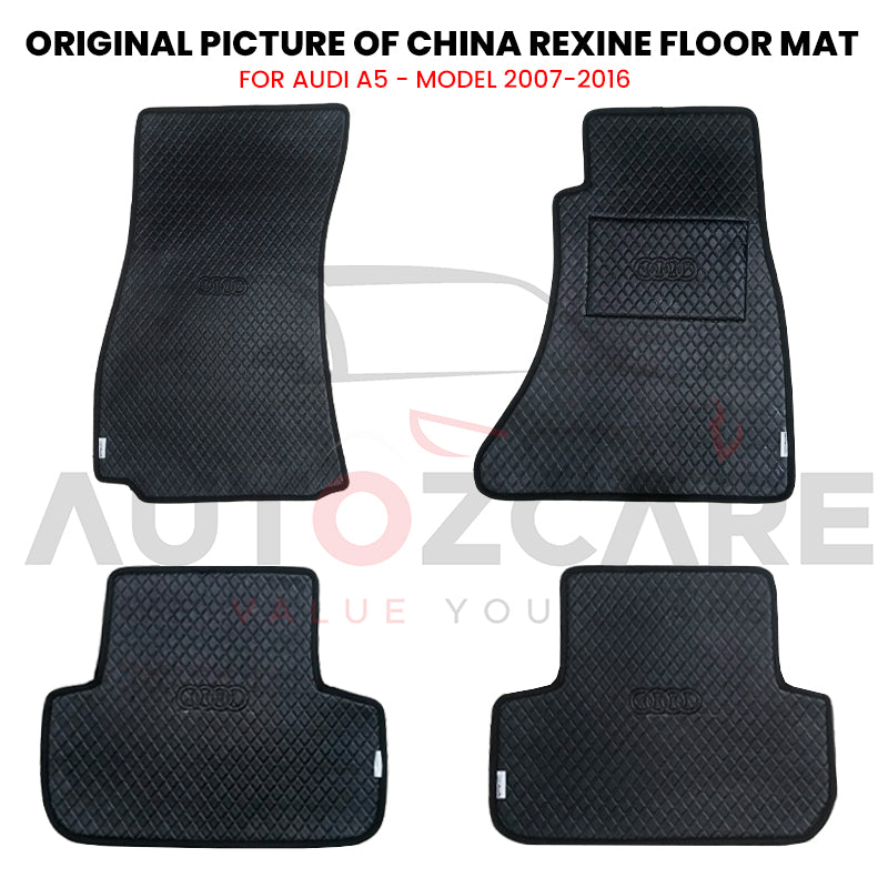 Audi A5 China Rexine Floor Mat 4PCS - Model 2007-2016