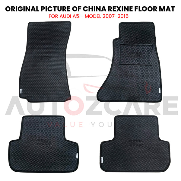 Audi A5 China Rexine Floor Mat 4PCS - Model 2007-2016