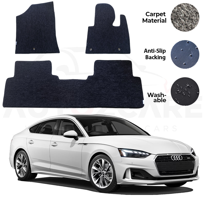 Audi A5 Genuine Fitting Carpet Floor Mat 3PCS - Model 2017-2025