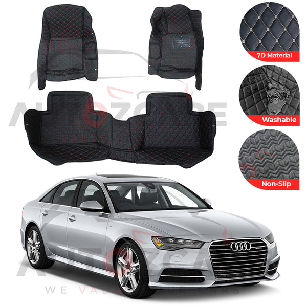 Audi A6 7D Floor Mat (Tray Style) 4PCS - Model 2011-2018