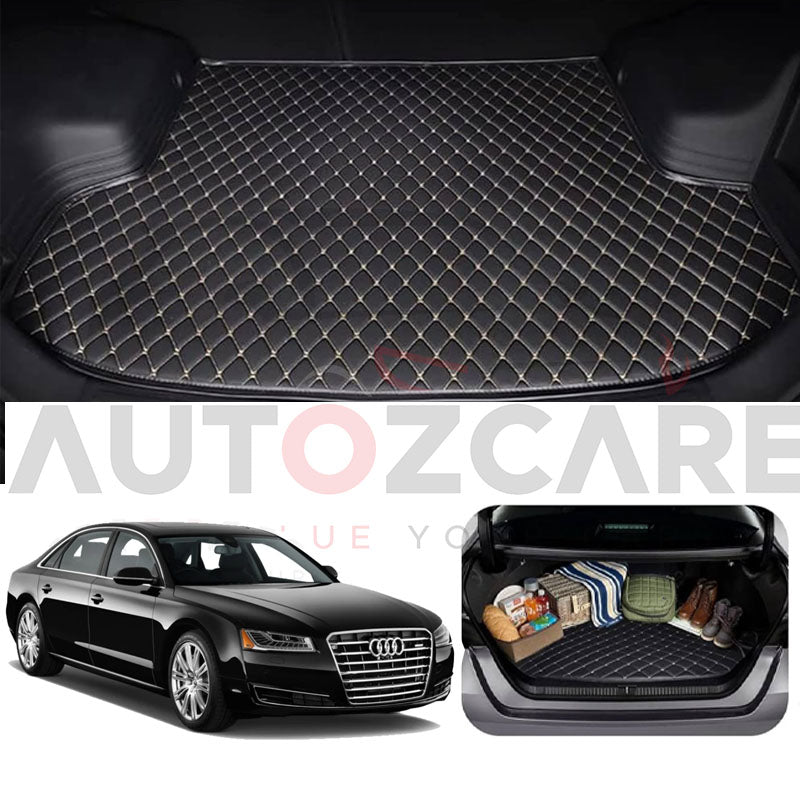Audi A8 7D Custom Car Trunk Mat - Model 2009-2017