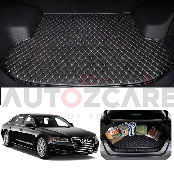 Audi A8 7D Custom Car Trunk Mat - Model 2009-2017