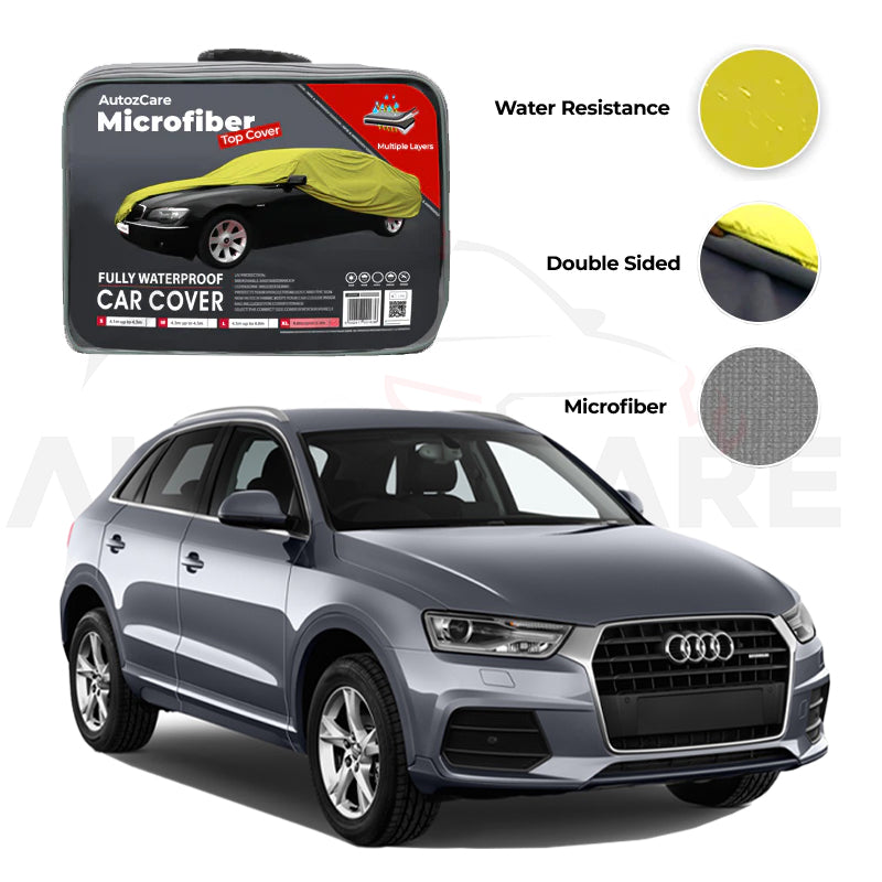 Audi Q3 Microfiber Car Top Cover - Model 2012-2018