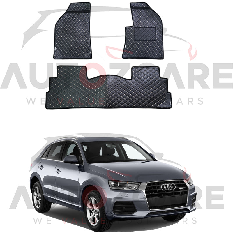 Audi Q3 7D Floor Mat ( Flat Style ) 5PCS - Model 2012-2018