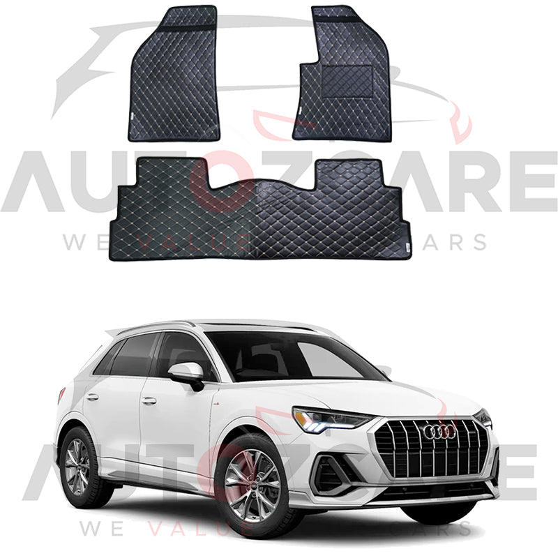 Audi Q3 7D Floor Mat ( Flat Style ) 5PCS - Model 2019-2025