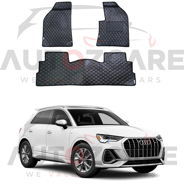 Audi Q3 7D Floor Mat ( Flat Style ) 5PCS - Model 2019-2025