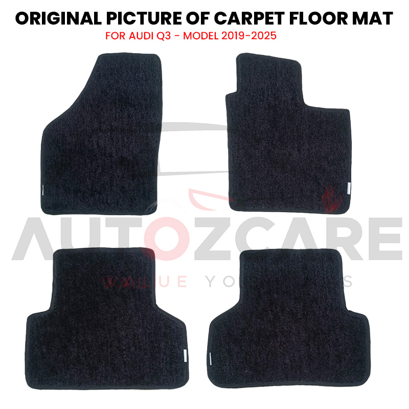 Audi Q3 Genuine Fitting Carpet Floor Mat 4PCS - Model 2019-2025