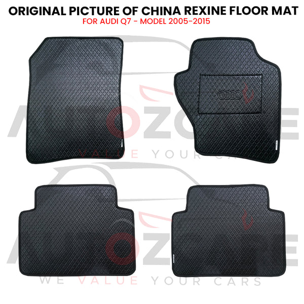 Audi Q7 China Rexine Floor Mat 4PCS - Model 2005-2015