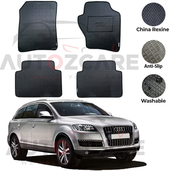 Audi Q7 China Rexine Floor Mat 4PCS - Model 2005-2015