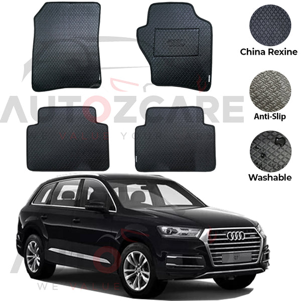 Audi Q7 China Rexine Floor Mat 4PCS - Model 2016-2018