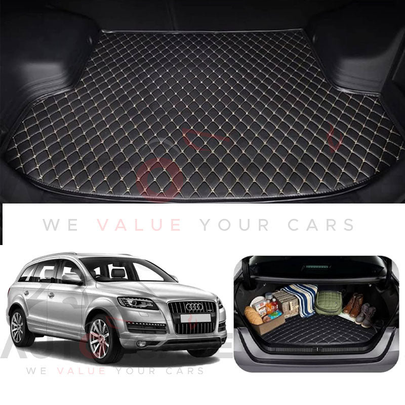 Audi Q7 7D Custom Car Trunk Mat - Model 2005-2015