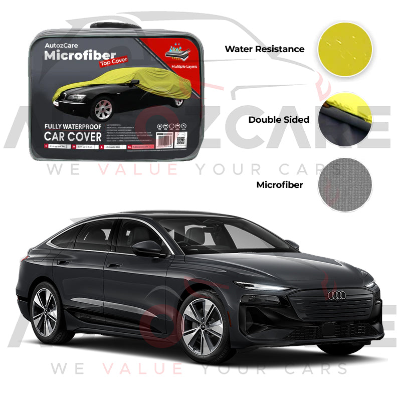 Audi A6 E Tron Microfiber Car Top Cover - Model 2024-2026