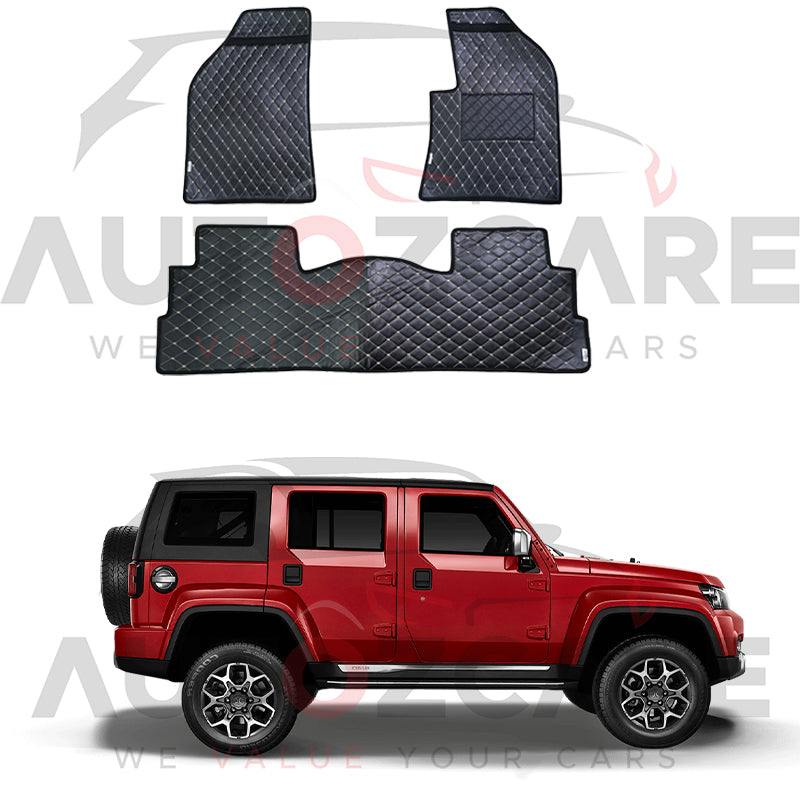 BAIC BJ40 7D Floor Mats (Flat Style) - Model 2020-2025