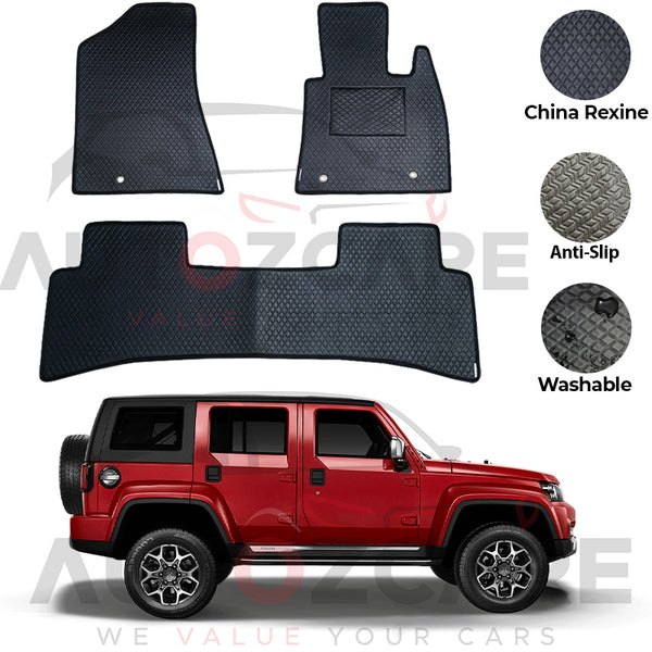 BAIC BJ40 China Rexine Floor Mat 4PCS - Model 2020-2025
