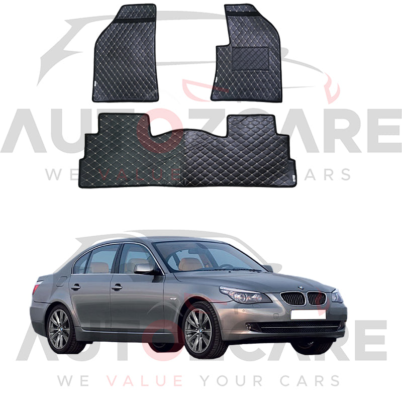 BMW 520/530 7D Floor Mats (Flat Style) 5PCS - Model 2003-2010