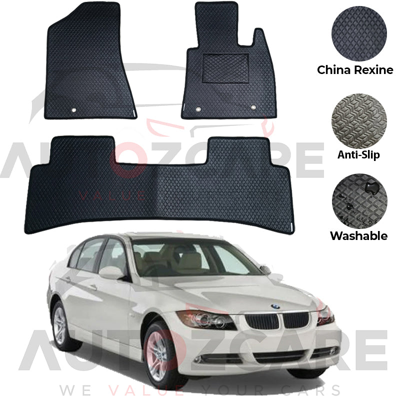 BMW 3 Series China Rexine Floor Mat 3PCS - Model 2005-2011