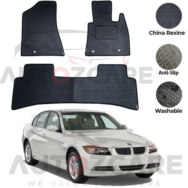 BMW 3 Series China Rexine Floor Mat 3PCS - Model 2005-2011