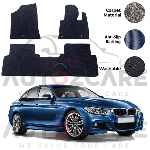 BMW 3 Series Genuine Fitting Carpet Floor Mat 3PCS - Model 2012-2018