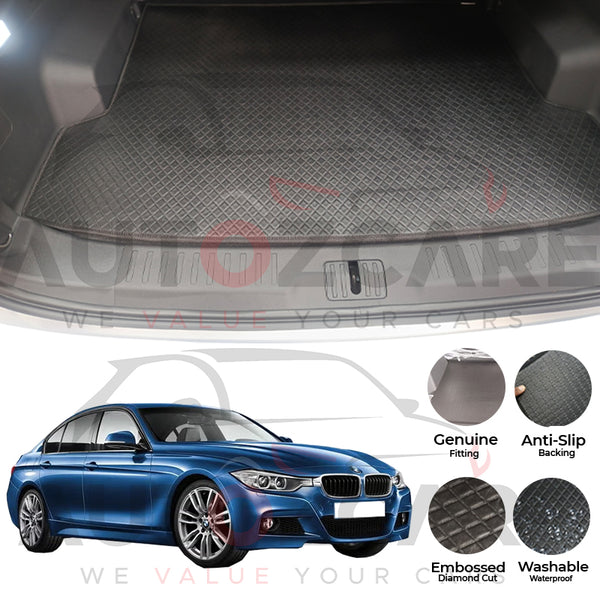 BMW 3 Series China Rexine Custom-Size Trunk Mat - Model 2012-2019