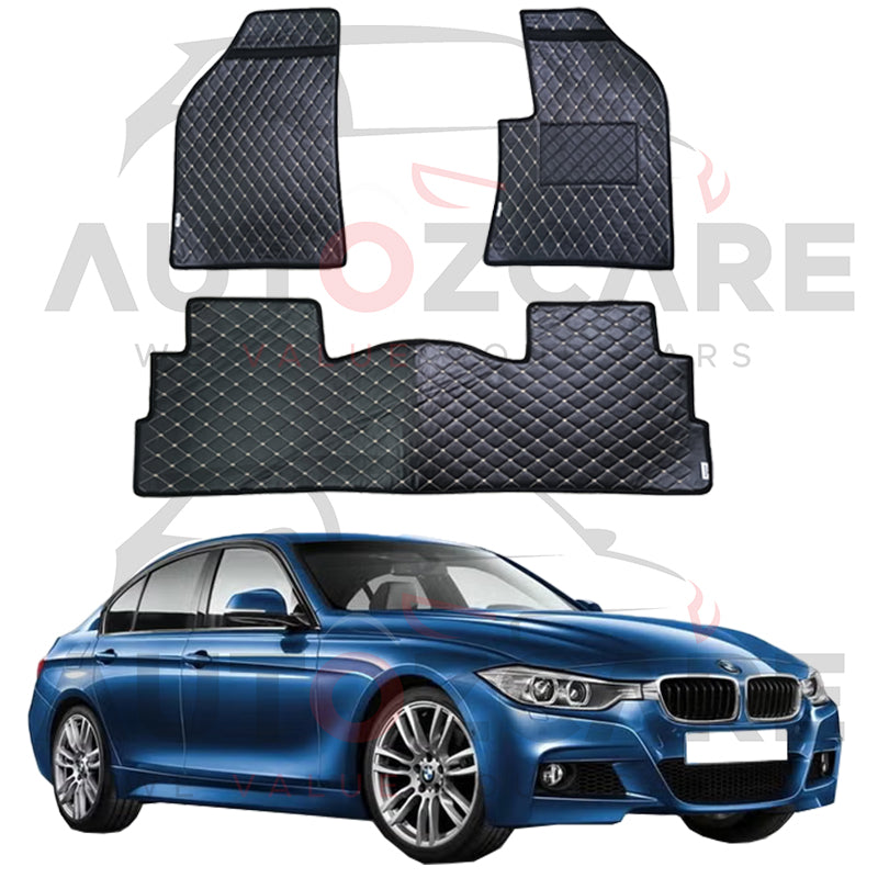 BMW 3 Series 7D Floor Mat (Flat Style) 5PCS -  Model 2012-2019