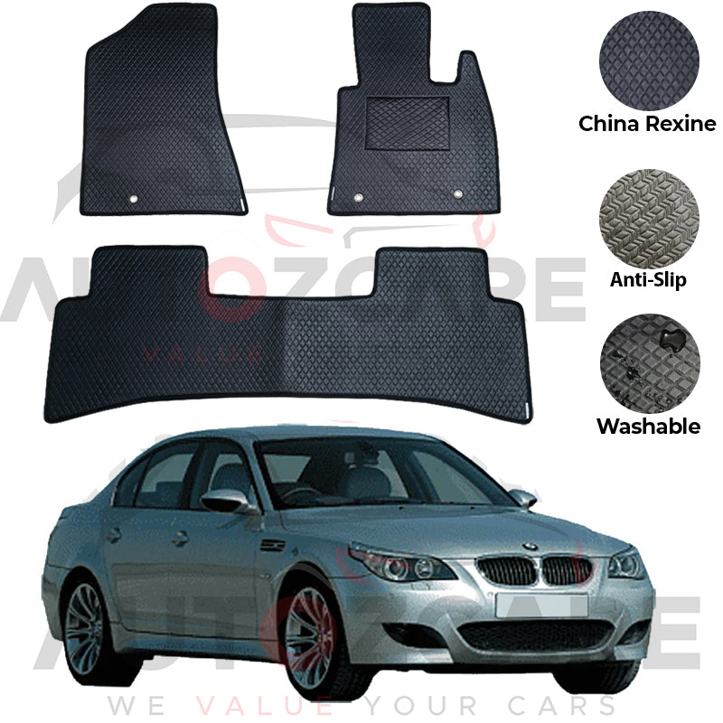 BMW 5 Series China Rexine Floor Mat 3PCS - Model 2003-2010