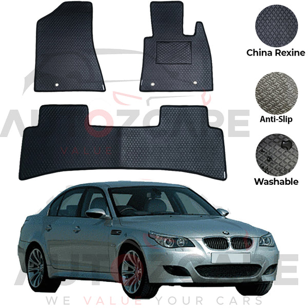 BMW 5 Series China Rexine Floor Mat 3PCS - Model 2003-2010